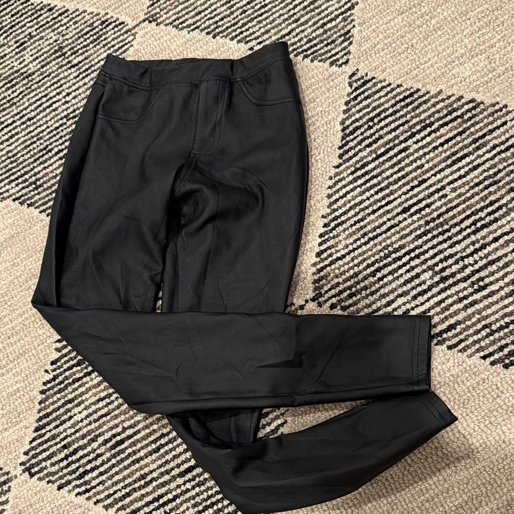 Xhilaration Black Faux Leather Leggings